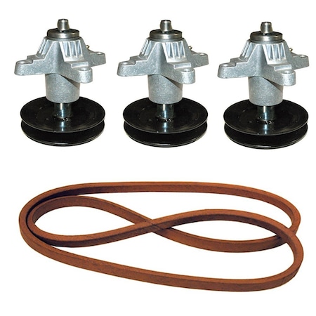 Aic Replacement Parts Deck Spindles-Belt Kit Fits Cub Cadet MTD Troy-Bilt GT1554 LGT LGTX 1054 GT954 LAS20-0009SPINDLEBELT